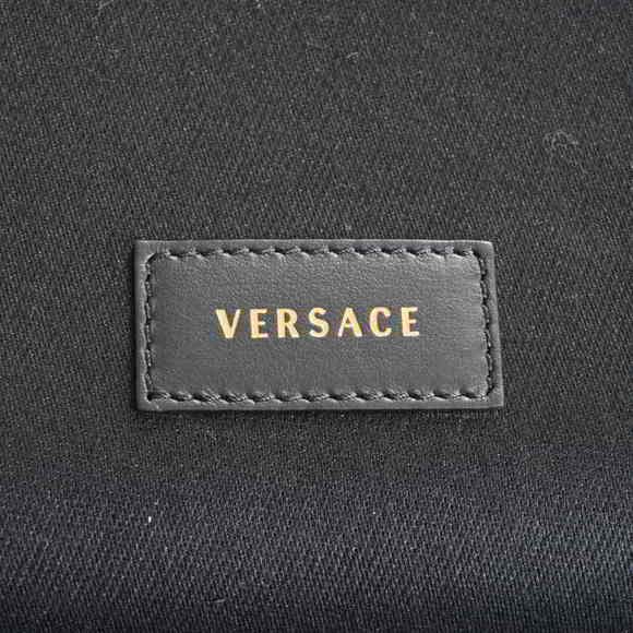 VERSACE polyester leather Medusa tote bag black/multicolor - Picture 6 of 9